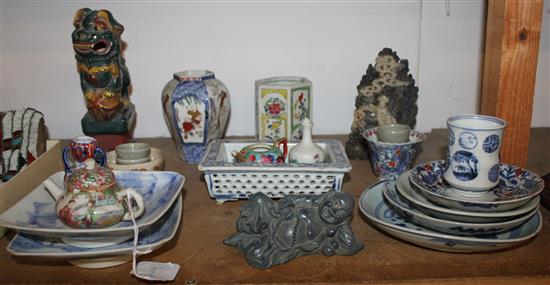 Mixed Oriental ceramics